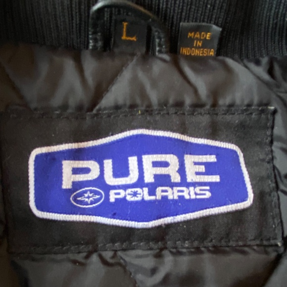 VTG Y2K Polaris Embroidered Leather Jacket - Picture 6 of 16